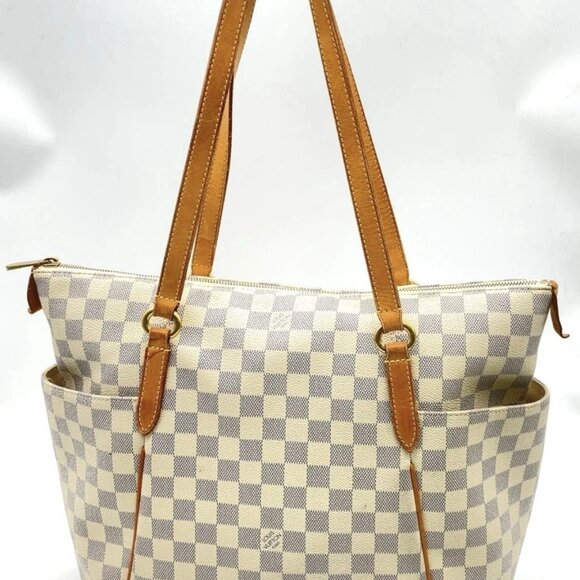 Auth Louis Vuitton Damier Azur Totally MM Old Model Tote bag - Picture 2 of 13